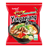 Heiße Yukgaejang-Nudelsuppe - Biolaboratorium